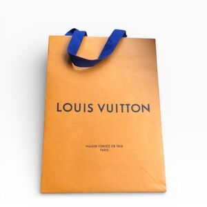 Louis Vuitton Orange Shopping Bag Paris - NEW